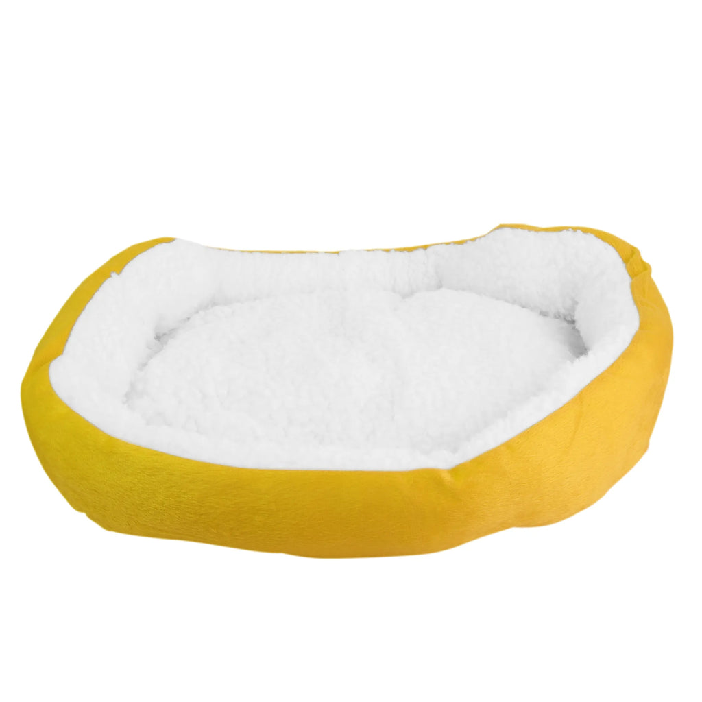Pet Dog Bed Soft Warm Fleece Puppy Cat Bed Dog Cozy Nest Sofa Bed Cushion
