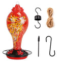 Glass Hummingbird Feeder