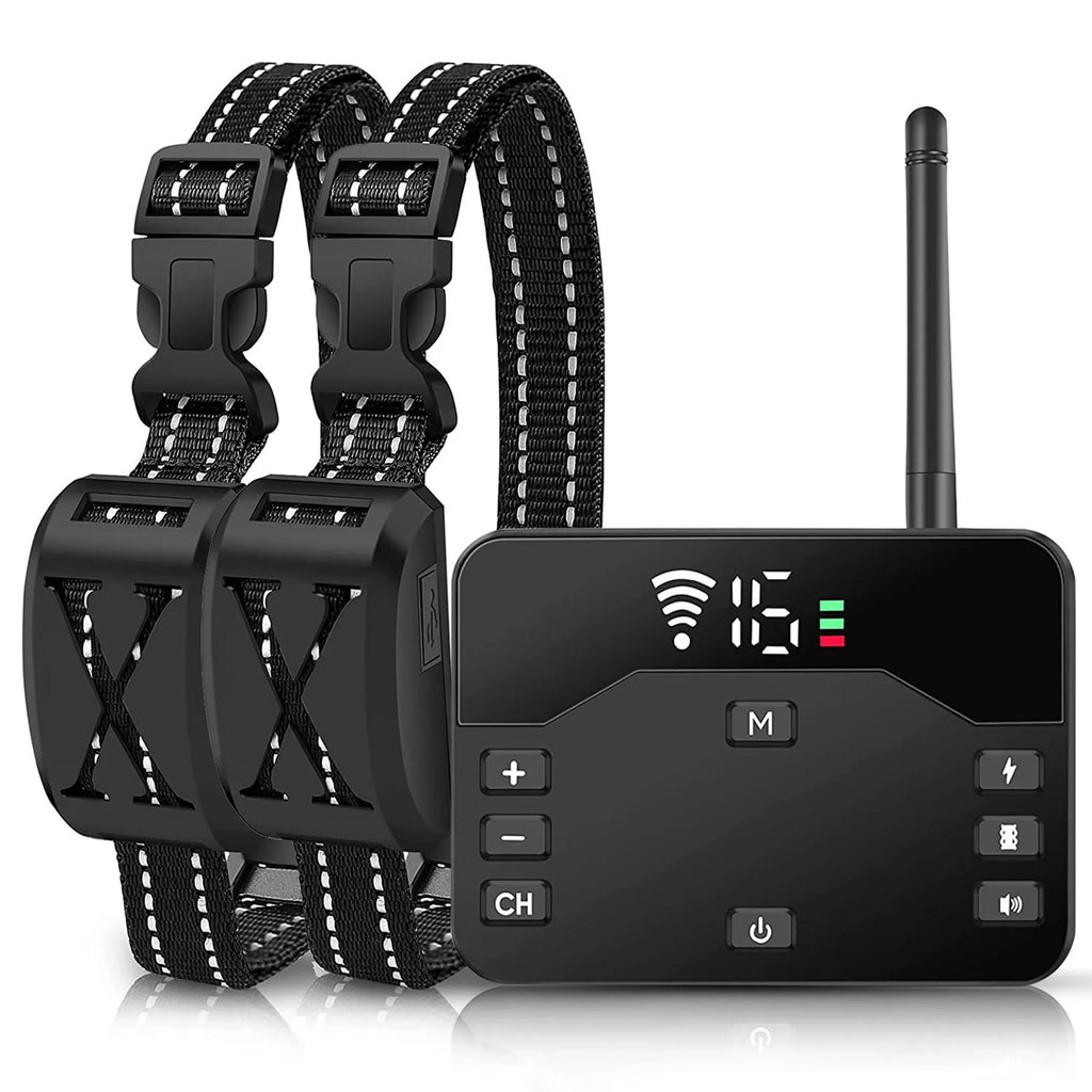 2 In 1 Wireless Electric Dog Fence Waterproof Pet Shock