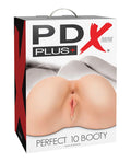 PDX PLUS PERFECT 10 BOOTY MASTURBATOR LIGHT