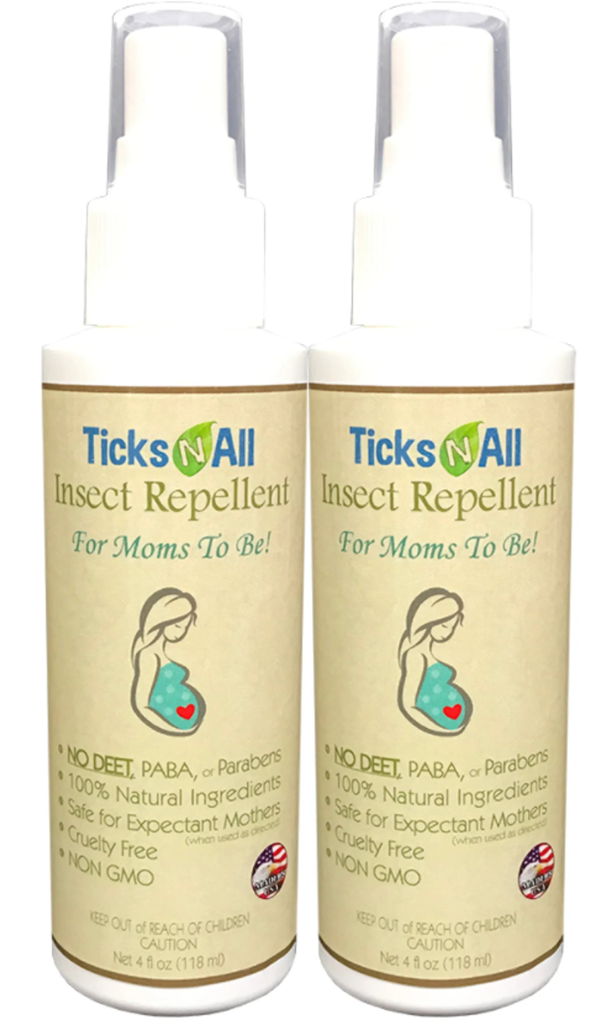 All Natural Insect Repellent 4 Mom's 2 B 4oz