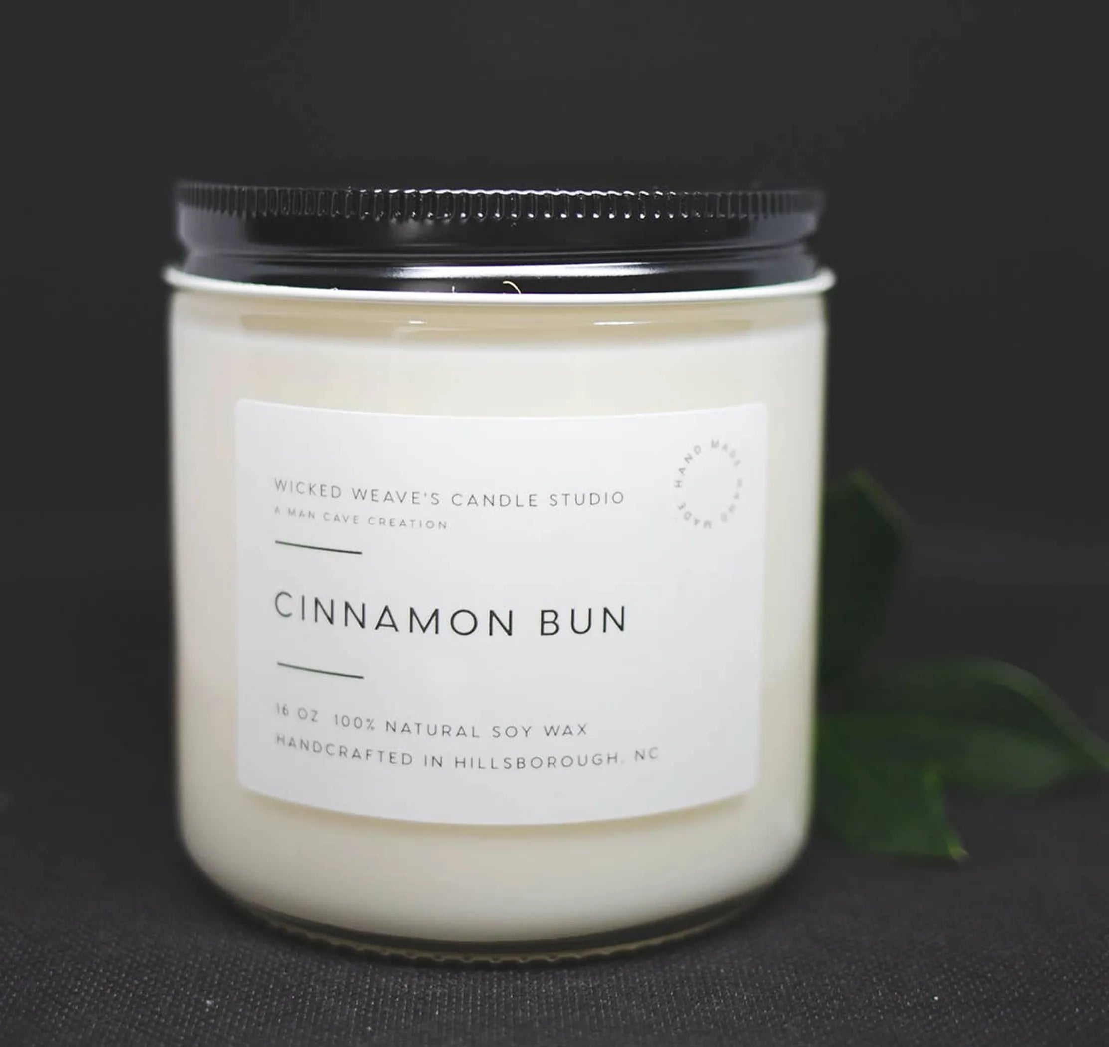 Cinnamon Bun Soy Wax Candle (3 Size Options)